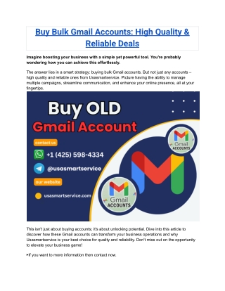 Buy Bulk Gmail Accounts_ High Quality & Reliable Deals (1)