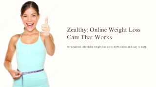 Zealthy Online Weight Loss Program