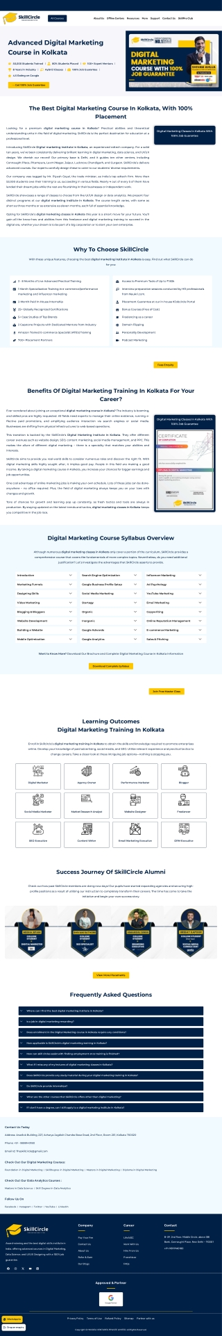 Digital Marketing Training in Kolkata | Expert-Led Program