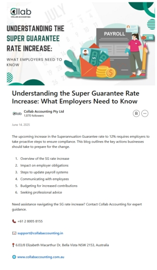 Understanding the Super Guarantee Rate Increase What Employers Need to Know