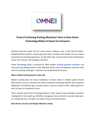 Omne Technology