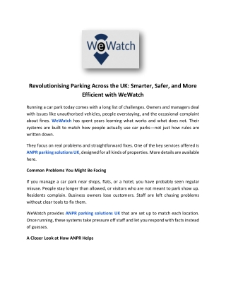 WeWatch