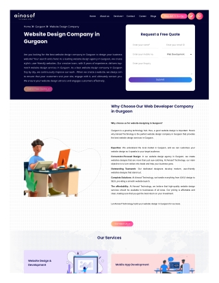 Website Design Company in Gurgaon
