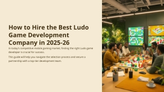 Hire the Best Ludo Game Development Company in 2025-26