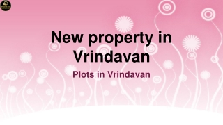 New property in Vrindavan