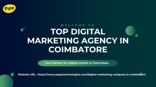 Best Digital Marketing Agency in Coimbatore – Expert Services for Your Brand Gro