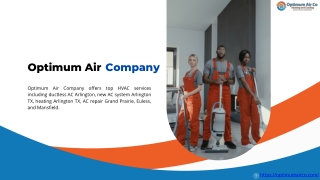 Optimum Air Co. - Arlington's Expert HVAC Services