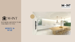 M-INT Interior Architecture Tailored to You