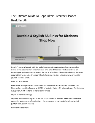 Top Reasons to Choose an SS Sink for Your Modern Kitchen