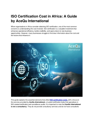 ISO Certification Cost in Africa_ A Guide by AceQu International (1)