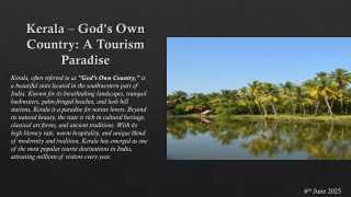Kerala – God's Own Country 2025 edition