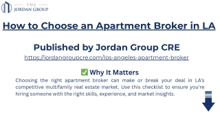 How to Choose an Apartment Broker in Los Angeles