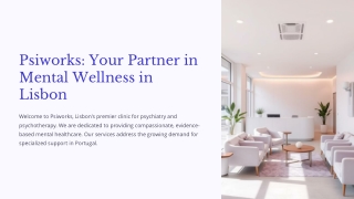 Psiworks – A Sua Clínica de Psiquiatria e Psicoterapia em Lisboa