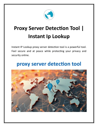 Proxy Server Detection Tool