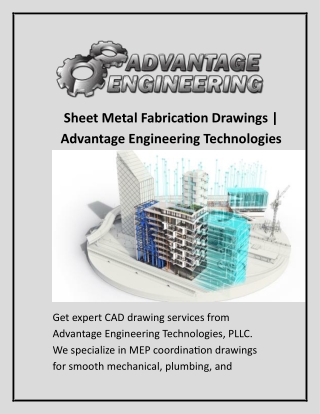 Sheet Metal Fabrication Drawings