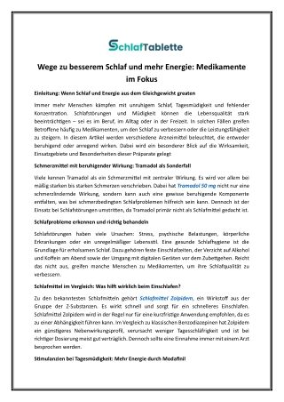Preis von Modafinil | Schlaftablette.net