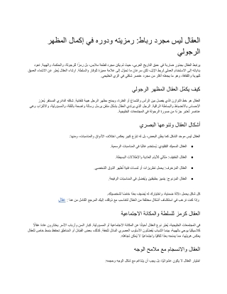 العقال ليس مجرد رباط_ رمزيته ودوره في إكمال المظهر الرجولي