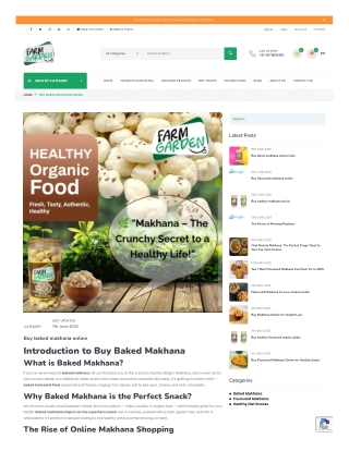 buy baked makhana online