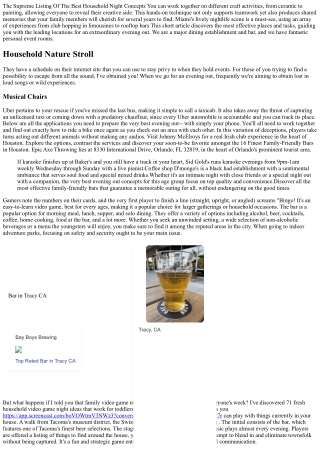 The 16 Ideal Family-friendly Bars In Houston