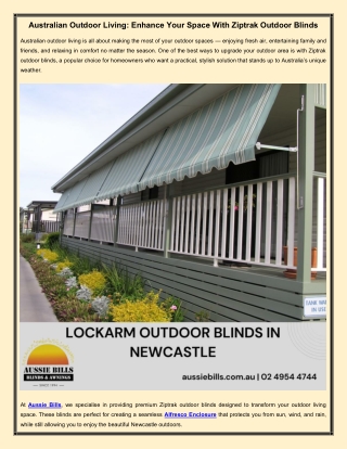 Australian Outdoor Living Enhance Your Space With Ziptrak Outdoor Blinds