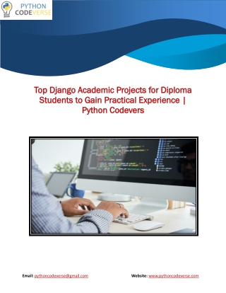 Top Django Academic Projects for Diploma Students to Gain Practical Experience |