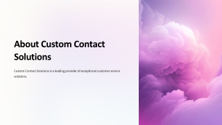 Customer Contact Solutions -  Website Company London Ontario, Website Designer, seo experts in london, Restaurant Web De