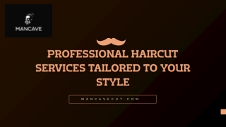 Professional Haircut Services Tailored to Your Style