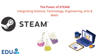 The Power of STEAM  Integrating Science, Technology, Engineering, Arts & Math