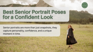 Best Senior Portrait Poses for a Confident Look