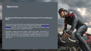 Cycling Arm Warmers: The Secret Weapon for Your All-Season Ride