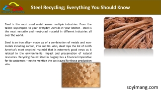 Steel Recycling; Everything You Should Know