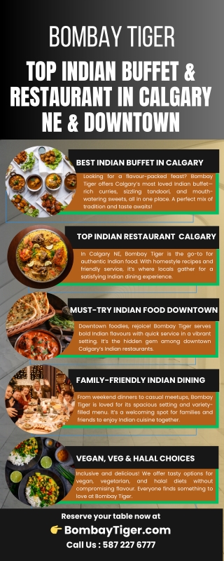 Top Indian Buffet & Restaurant in Calgary NE & Downtown