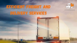 Professional Transport and Haulage Services