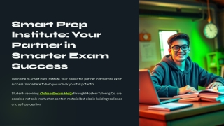 Smart Prep Institute Online Exam Help What Boosts Scores