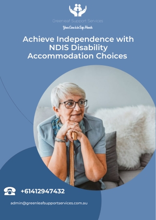 Achieve Independence with NDIS Disability Accommodation Choices