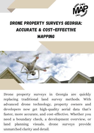 Get Accurate Drone Property Surveys in Georgia