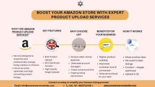 Boost Your Amazon Store with Expert Product Upload Services