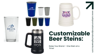 Elevate Your Events with Customizable Beer Steins