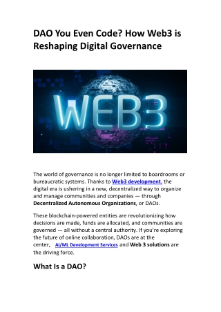 Leading Web3 Development Company