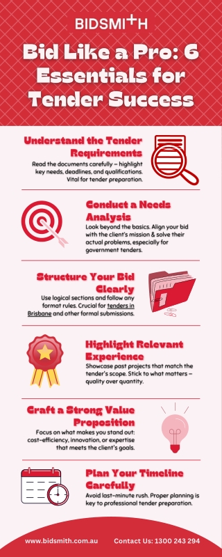 Bid Like a Pro: 6 Essentials for Tender Success