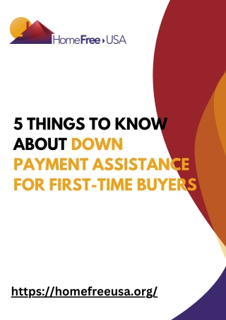 5 Things to Know About Down Payment Assistance for First-Time Buyers
