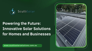 Powering the Future Innovative Solar Solutions for Homes and Businesses