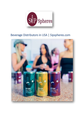 Beverage Distributors in USA | Sipspheres.com