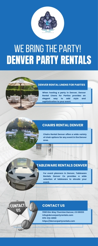 The Best Party Rental Company in Denver