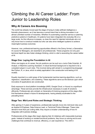 Climbing the AI Career Ladder_ From Junior to Leadership Roles_Blog_GenAI_Thejas_16_06