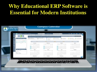 Why Educational ERP Software is Essential for Modern Institutions