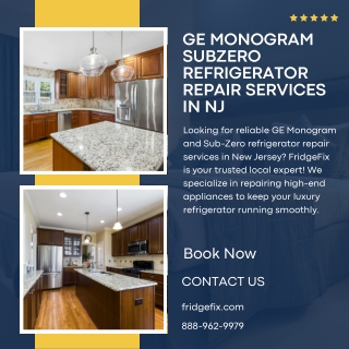 GE Monogram Subzero Refrigerator Repair Services in NJ  FridgeFix