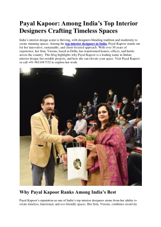 India’s Top Interior Designers