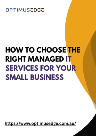 How to Choose the Right Managed IT Services for Your Small Business