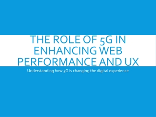 5G_Web_Performance_and_UX